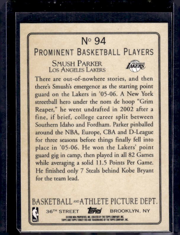 2006-07 Topps Turkey Red #94 Smush Parker