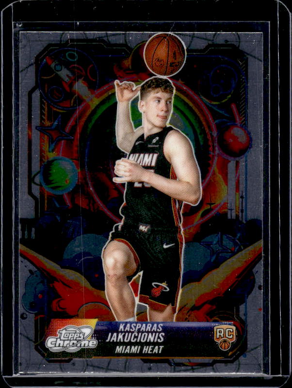2025-26 Topps Chrome Cosmic #PRP-25 Kasparas Jakučionis Propulsion