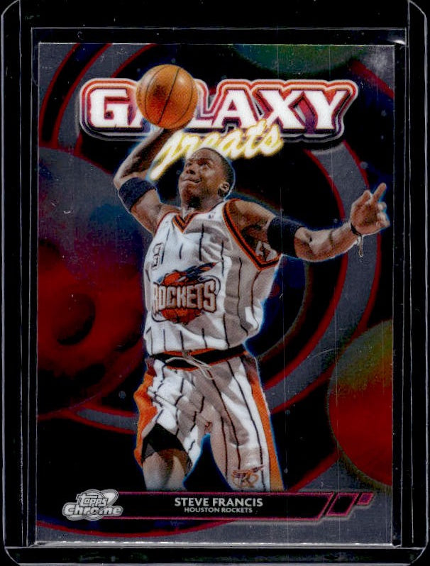 2025-26 Topps Chrome Cosmic #GG-20 Steve Francis Galaxy Greats