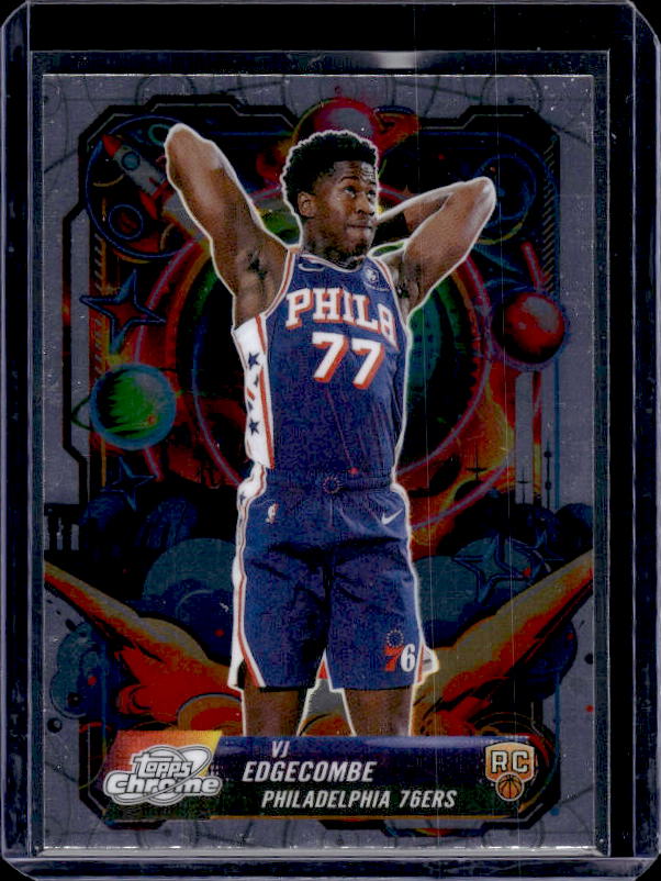 2025-26 Topps Chrome Cosmic #PRP-18 VJ Edgecombe Propulsion