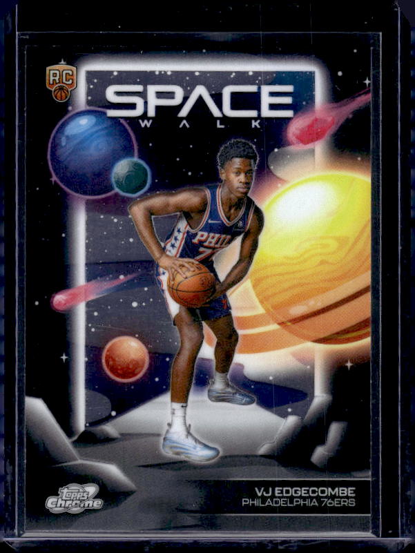 2025-26 Topps Chrome Cosmic #SW-14 VJ Edgecombe Space Walk