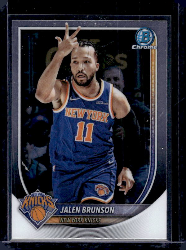 2025-26 Bowman #BCV-62 Jalen Brunson Chrome
