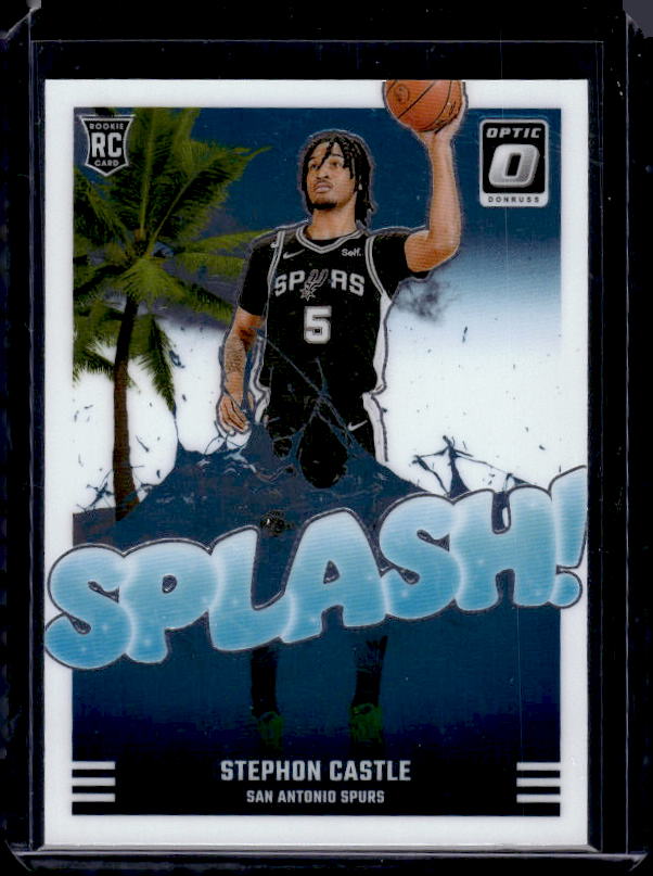 2024-25 Donruss Optic #14 Stephon Castle Splash!