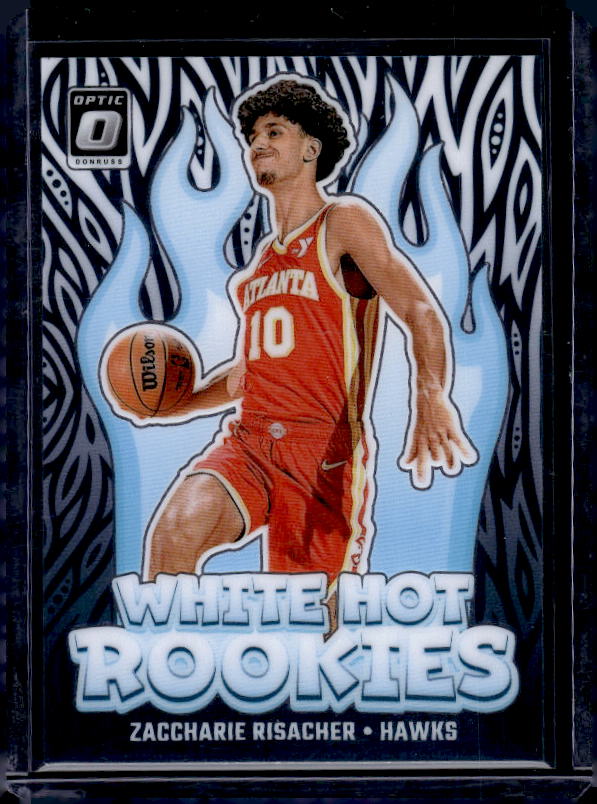 2024-25 Donruss Optic #4 Zaccharie Risacher White Hot Rookies