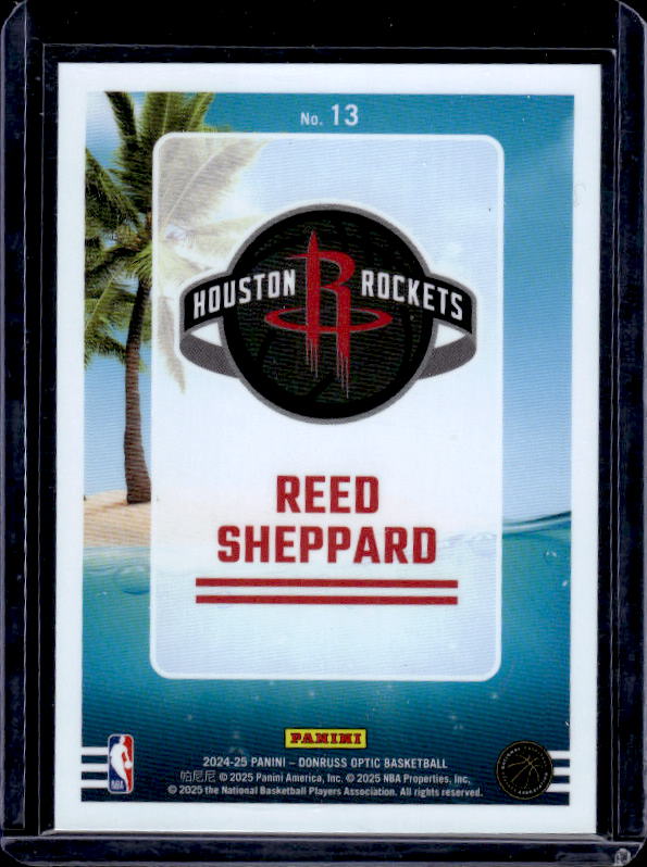 2024-25 Donruss Optic #13 Reed Sheppard Splash!