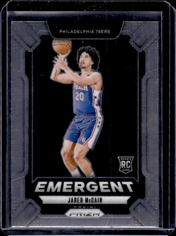 2024-25 Panini Prizm #19 Jared McCain Emergent