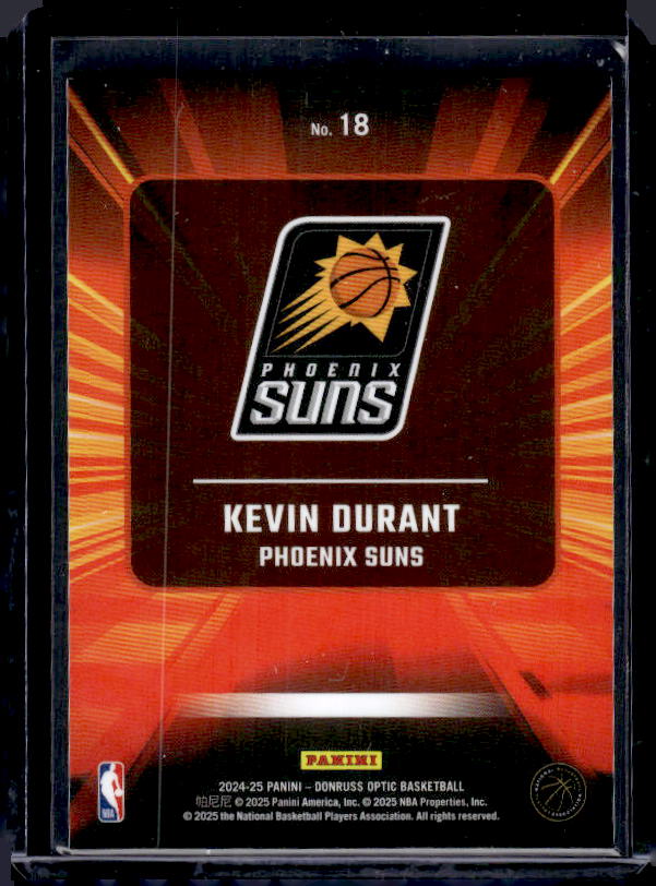 2024-25 Donruss Optic #18 Kevin Durant Express Lane