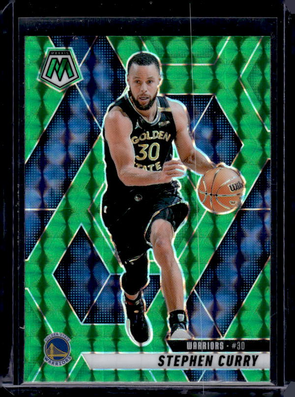 2024-25 Panini Mosaic #163 Stephen Curry Green Mosaic