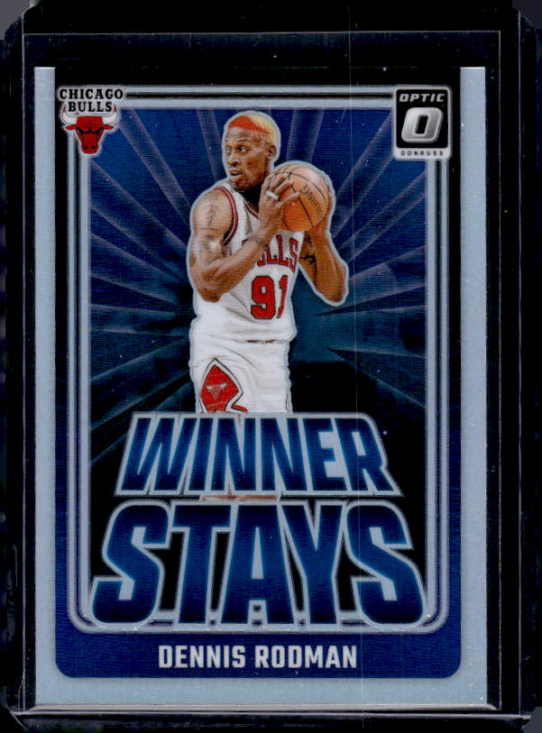 2024-25 Donruss Optic #16 Dennis Rodman Winner Stays Holo