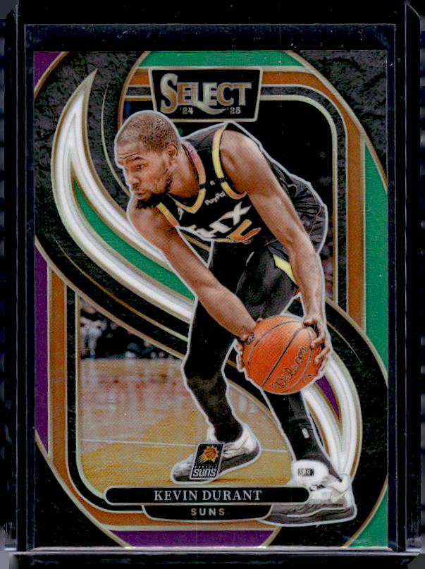 2024-25 Panini Select #127 Kevin Durant Green White Purple Prizm