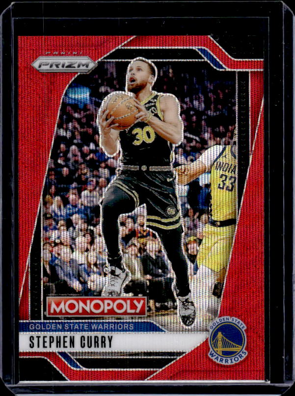 2024-25 Panini Prizm Monopoly #83 Stephen Curry Red Prizms