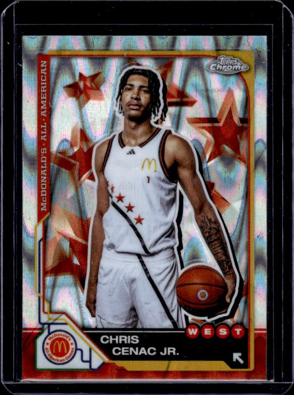 2025 Topps Chrome McDonald's All American #11 Chris Cenac Jr.