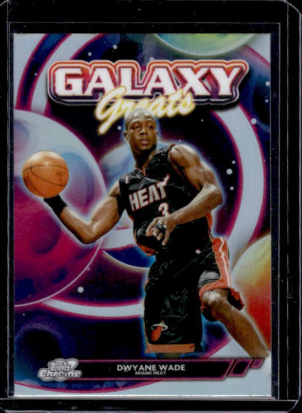 2025-26 Topps Chrome Cosmic #GG-4 Dwyane Wade Galaxy Greats Refractors
