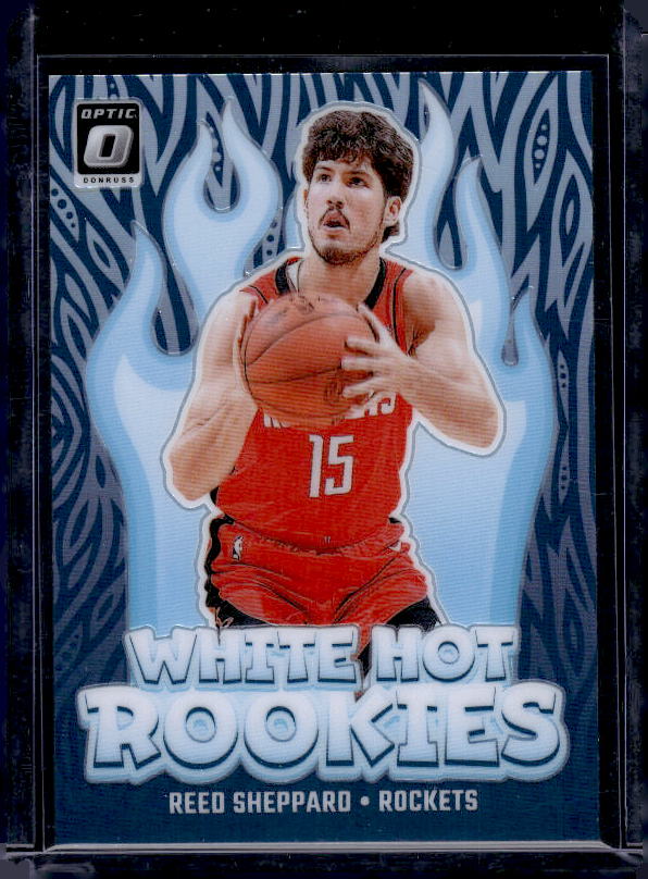 2024-25 Donruss Optic #12 Reed Sheppard White Hot Rookies Purple