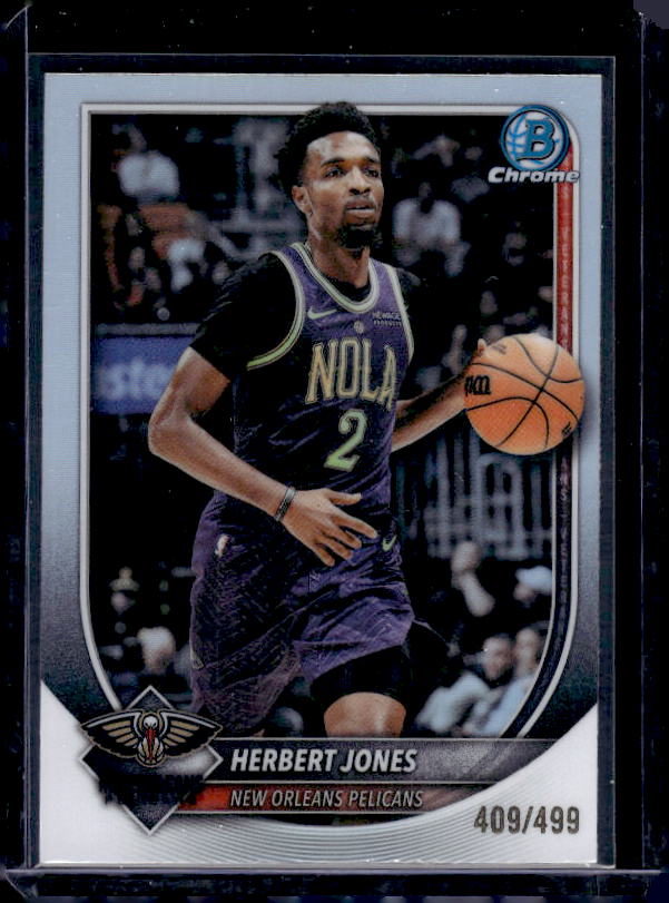 2025-26 Bowman #BCV-140 Herbert Jones Chrome Refractor #/499