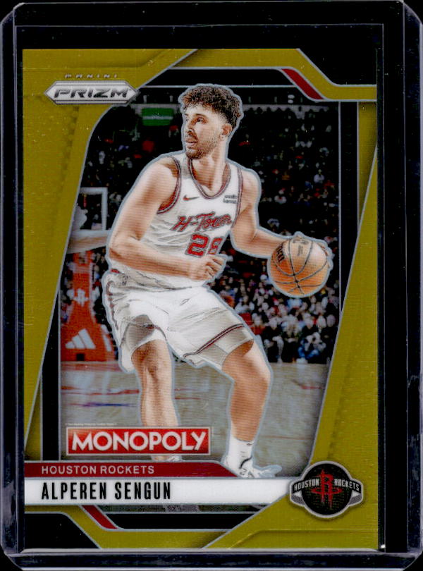2024-25 Panini Prizm Monopoly #70 Alperen Sengun Gold Prizms #/49