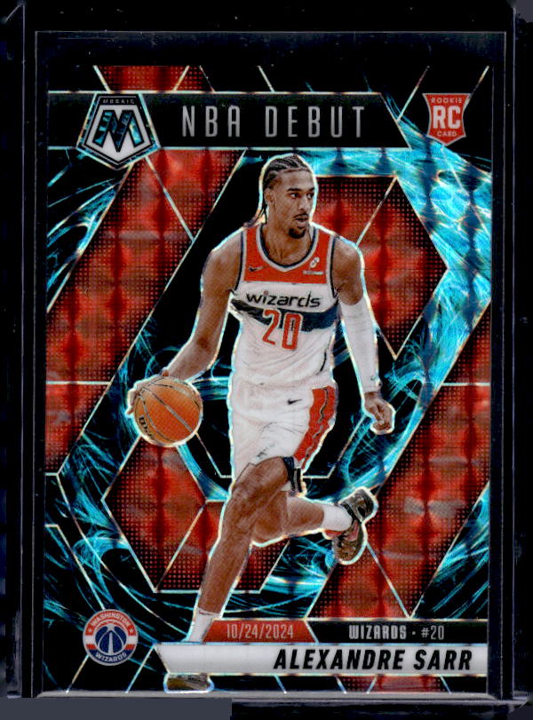 2024-25 Panini Mosaic #254 Alexandre Sarr Genesis Mosaic