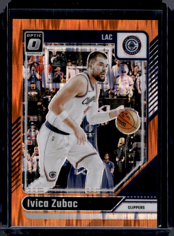 2024-25 Donruss Optic #58 Ivica Zubac Orange Shock #/225