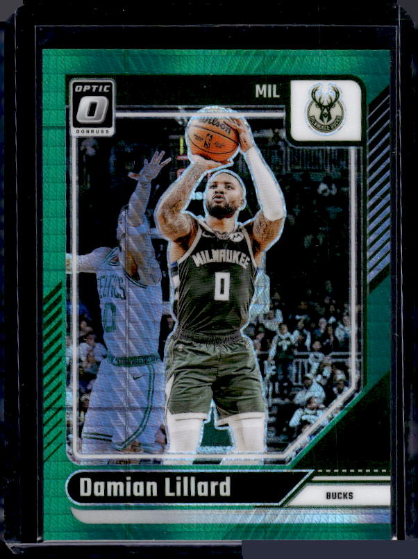 2024-25 Donruss Optic #83 Damian Lillard Hyper Green #/249
