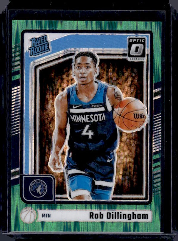 2024-25 Donruss Optic #259 Rob Dillingham Green Shock #/149
