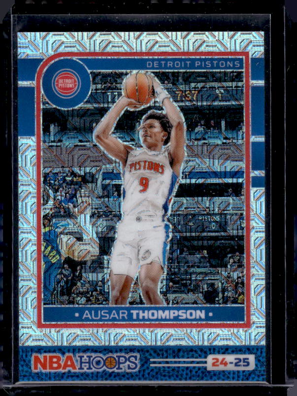 2024-25 Hoops #137 Ausar Thompson Premium Prizms Mojo #/25