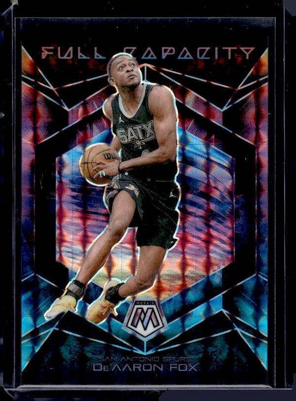 2024-25 Panini Mosaic #9 De'Aaron Fox Full Capacity