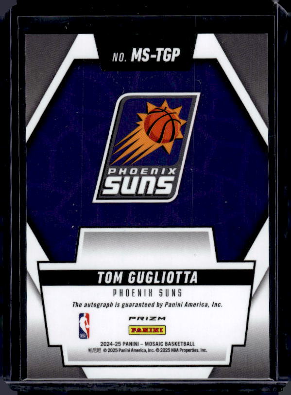 2024-25 Panini Mosaic #MS-TGP Tom Gugliotta Scripts