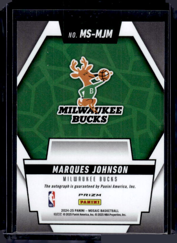 2024-25 Panini Mosaic #MS-MJM Marques Johnson Scripts