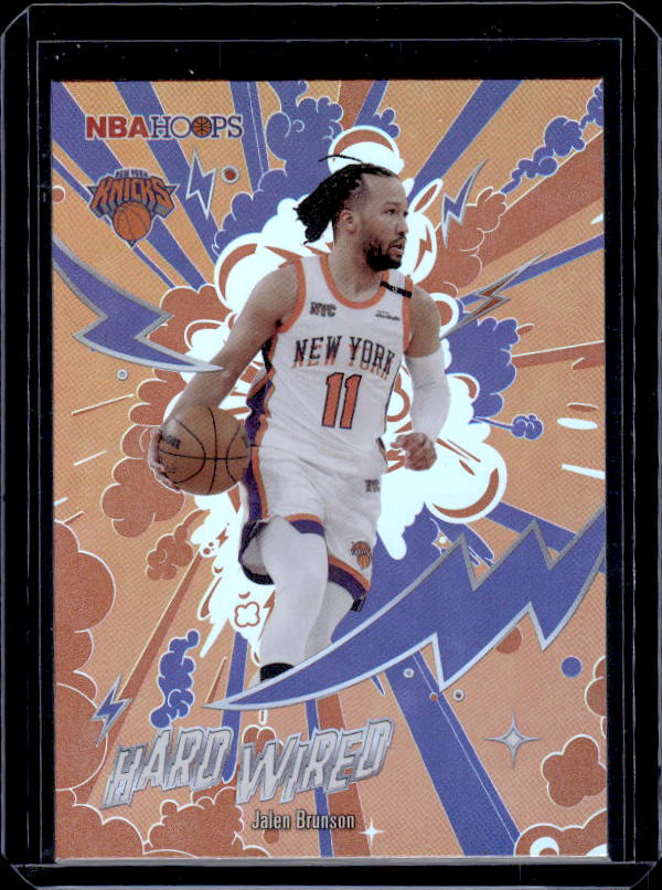 2025-26 Hoops #HW-5 Jalen Brunson Hard Wired Orange
