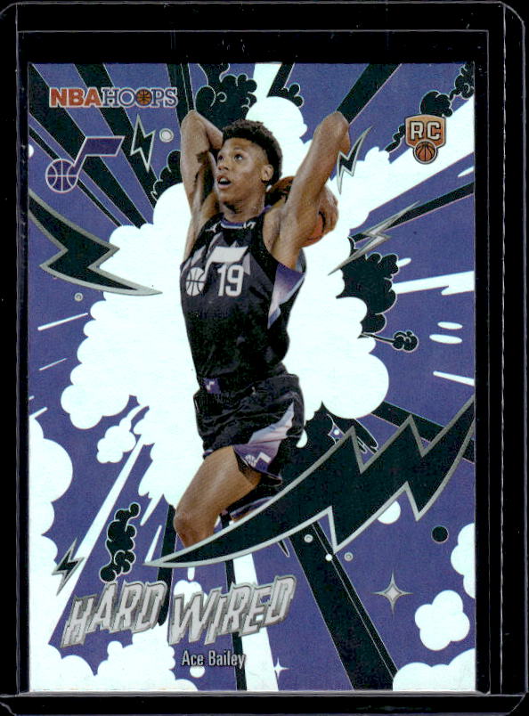 2025-26 NBA Hoops #HW-25 Ace Bailey Hard Wired