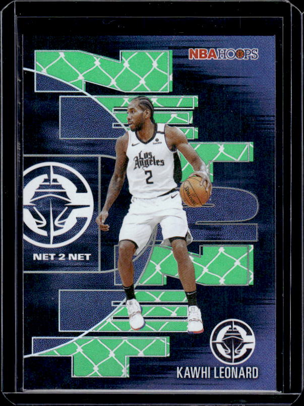 2025-26 Hoops #NTN-19 Kawhi Leonard Net 2 Net Green Hoops