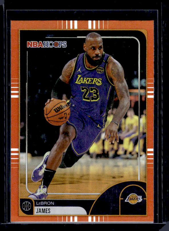 2025-26 Hoops #84 LeBron James Orange Hoops