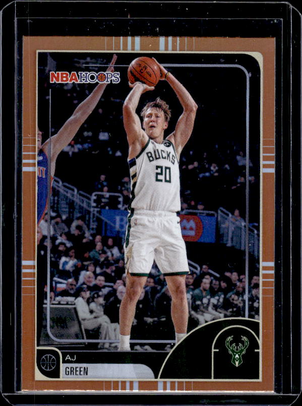 2025-26 NBA Hoops #33 AJ Green Orange Hoops