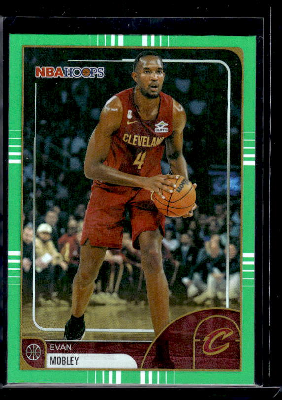 2025-26 Hoops #28 Evan Mobley Green Hoops