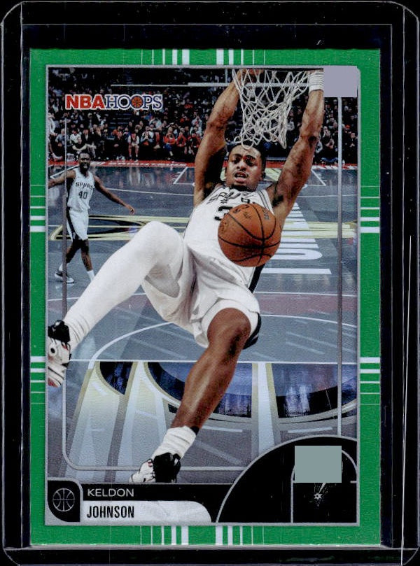 2025-26 Hoops #23 Keldon Johnson Green Hoops