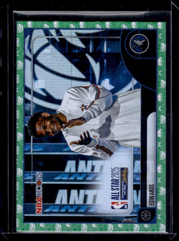 2025-26 Hoops #279 Anthony Edwards Green Hoops