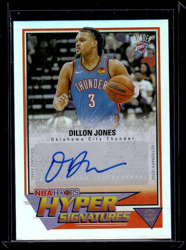 2025-26 Hoops #HHS-DJ Dillon Jones Hoops Hyper Signatures