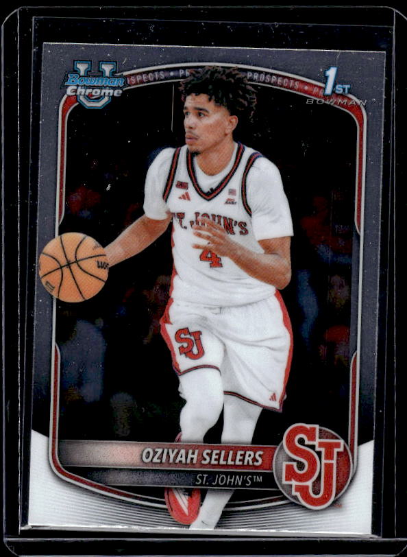 2025-26 Bowman #BCP-87 Oziyah Sellers Chrome Prospects