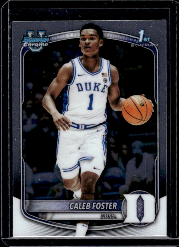 2025-26 Bowman #BCP-100 Caleb Foster Chrome Prospects