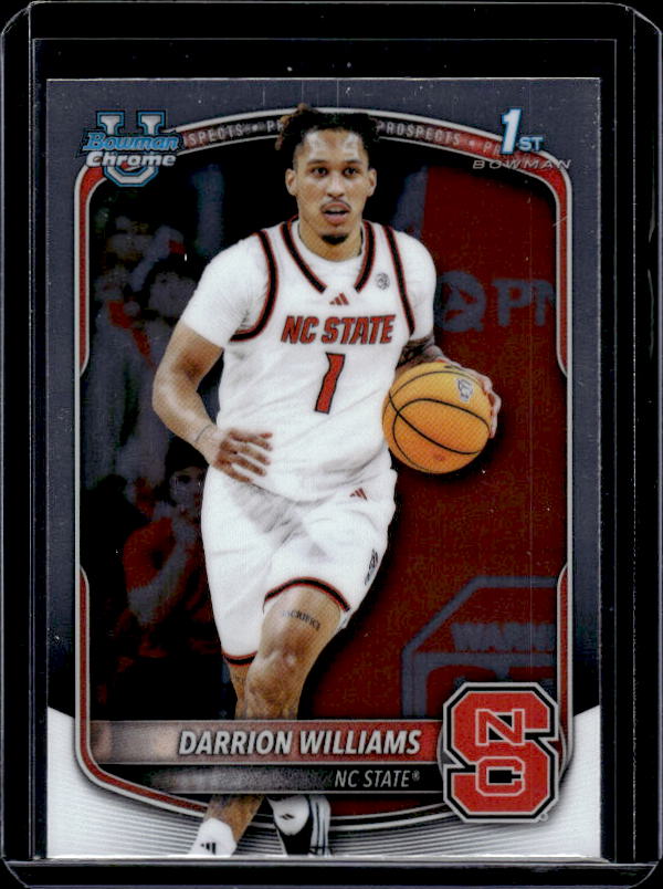 2025-26 Bowman #BCP-36 Darrion Williams Chrome Prospects