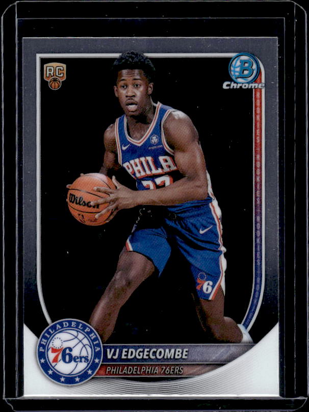 2025-26 Bowman #BCV-3 VJ Edgecombe Chrome