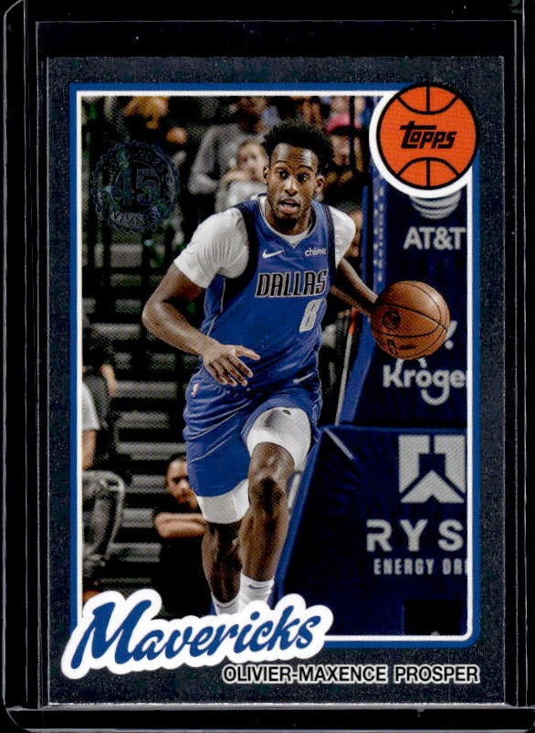 2025-26 Topps #80BK-47 Olivier-Maxence Prosper 1980-81 Topps Basketball