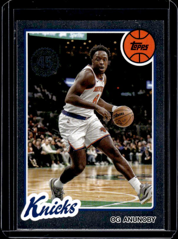 2025-26 Topps #80BK-33 OG Anunoby 1980-81 Topps Basketball Pink Holo Foil