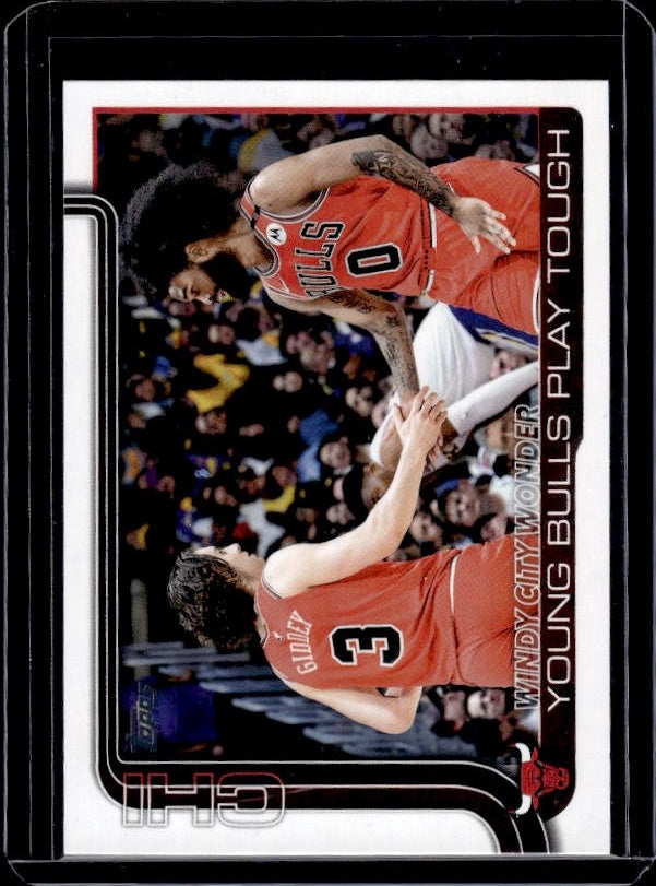 2025-26 Topps #277 Windy City Wonder: Young Bulls Play Tough