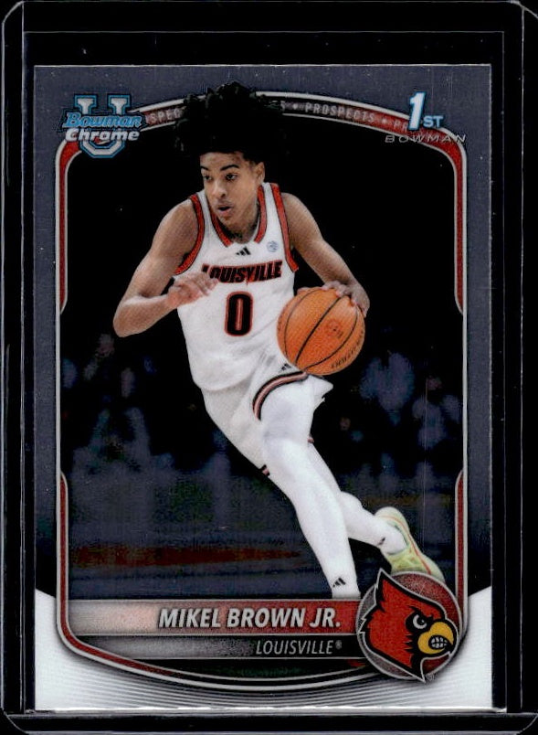 2025-26 Bowman #BCP-12 Mikel Brown Jr. Chrome Prospects