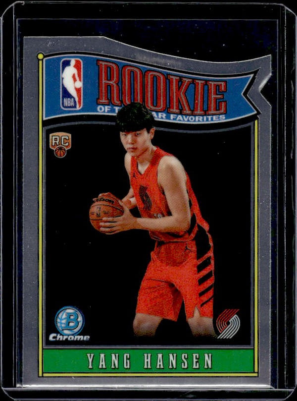 2025-26 Bowman #RY-15 Yang Hansen Rookie of the Year Favorites