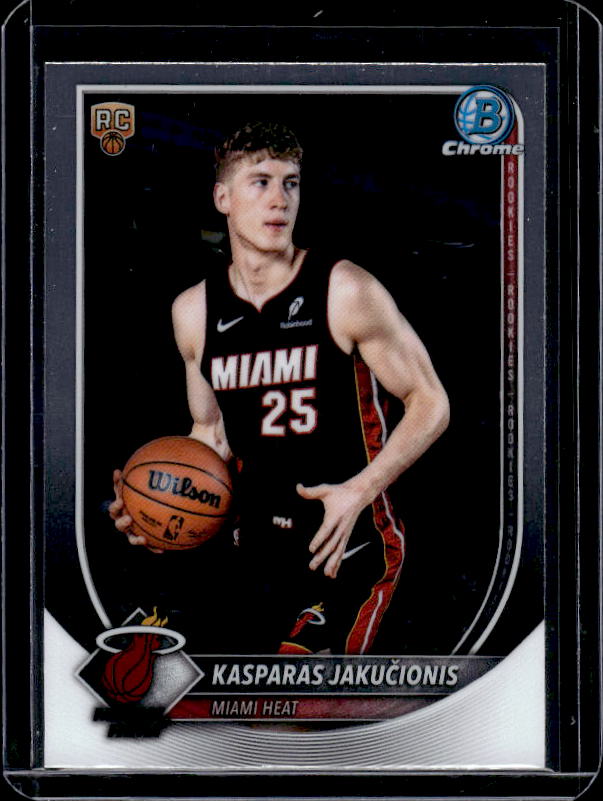 2025-26 Bowman #BCV-20 Kasparas Jakučionis Chrome