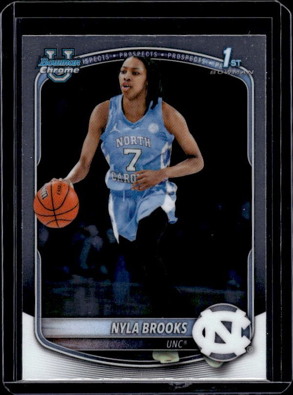 2025-26 Bowman #BCP-63 Nyla Brooks Chrome Prospects