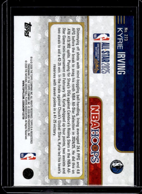 2025-26 Hoops #273 Kyrie Irving Green Hoops
