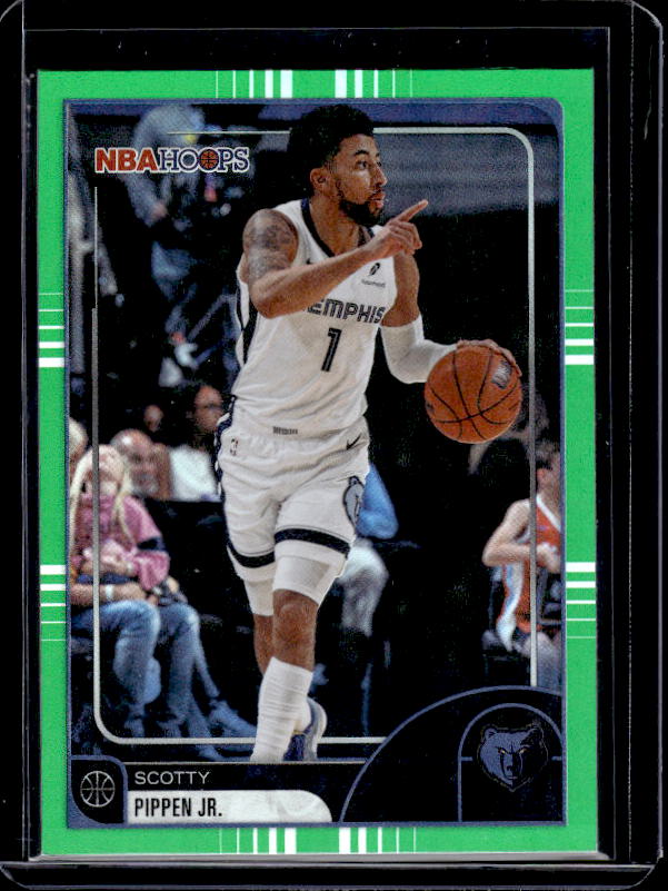 2025-26 Hoops #163 Scotty Pippen Jr. Green Hoops